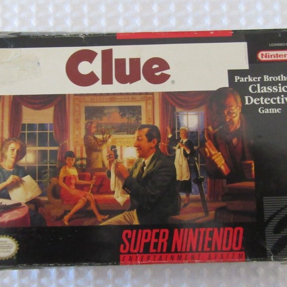 Super Nintendo Game Clue -Tested - Picture 3 of 8